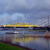 Most A40 Duisburg před dokončením